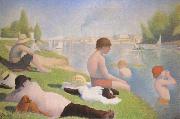 Georges Seurat Bathers at Asnieres oil painting reproduction